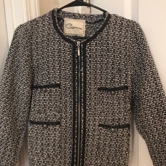 Carmin Jackets & Blazers - Black and white blazer